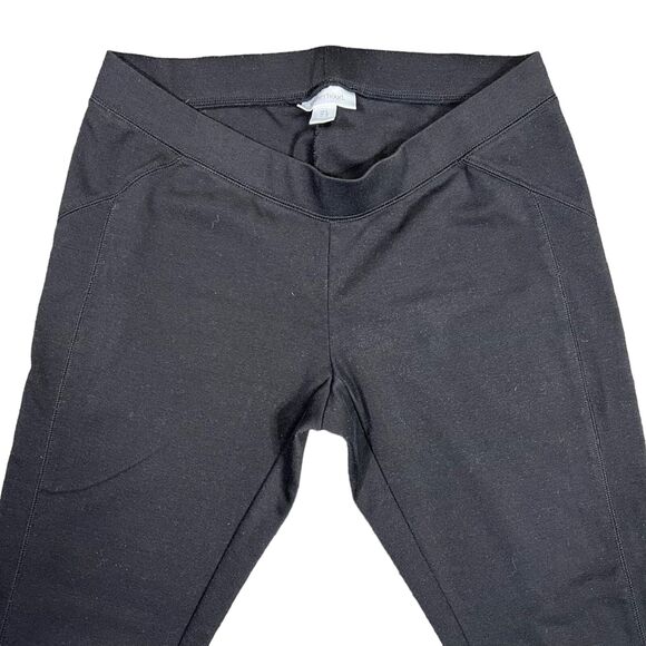 Motherhood Maternity Womens Leggings Skinny Leg Ankle Length Pants Black Large - Picture 2 of 7